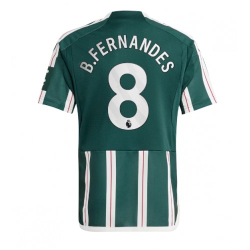 Maillot de foot Manchester United Bruno Fernandes #8 Extérieur 2023-24 Manches Courte